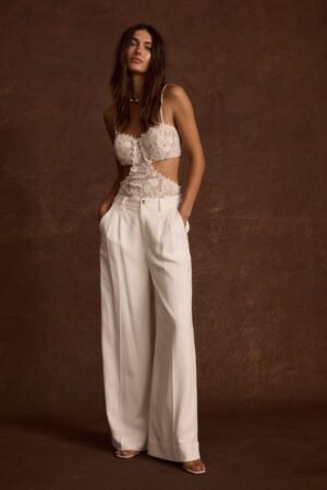 Princesa White Lace Bodysuit